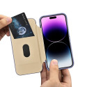 iCarer Magnetic Flip Leather Folio Case iPhone 14 Pro - světle fialov