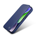 iCarer CE Premium Leather pro iPhone 14 Pro - modrá (MagSafe)