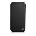 iCarer CE Premium Leather Folio iPhone 14 Plus - black