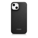 iCarer CE Premium Leather Folio iPhone 14 Plus - black