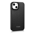 iCarer CE Premium Leather Folio iPhone 14 Plus - black