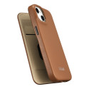 Pouzdro iCarer CE Leather Folio Case pro iPhone 14 Plus - hnědá