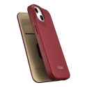 iCarer CE Premium Leather Folio Case iPhone 14 Plus – červené