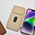 iCarer CE Premium Leather Folio Case iPhone 14 Plus – červené