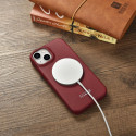 iCarer CE Premium Leather Folio Case iPhone 14 Plus – červené