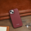 iCarer CE Premium Leather Folio Case iPhone 14 Plus – červené