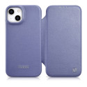 Pouzdro iCarer CE Premium Leather Folio pro iPhone 14 Plus - světle f