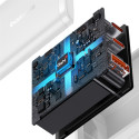 GaN Baseus Cube Pro 65W 2x USB-C USB-A nabíječka - bílá
