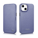 Pouzdro iCarer CE Premium Leather Folio pro iPhone 14 Plus - světle f