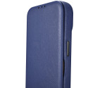 Pouzdro iCarer CE Premium Leather iPhone 14 Plus - modrá