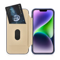 Pouzdro iCarer CE Premium Leather iPhone 14 Plus - modrá