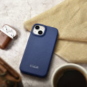 Pouzdro iCarer CE Premium Leather iPhone 14 Plus - modrá