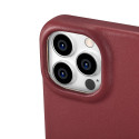 Pouzdro iCarer CE Premium Leather iPhone 14 Pro Max - červená