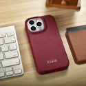 Pouzdro iCarer CE Premium Leather iPhone 14 Pro Max - červená
