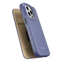 iCarer CE Premium Leather Folio pro iPhone 14 Pro Max – light purple