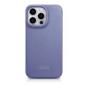 iCarer CE Premium Leather Folio pro iPhone 14 Pro Max – light purple