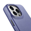 iCarer CE Premium Leather Folio pro iPhone 14 Pro Max – light purple
