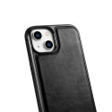Pouzdro iCarer Leather Oil Wax iPhone 14 Plus black