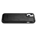 Pouzdro iCarer Leather Oil Wax iPhone 14 Plus black