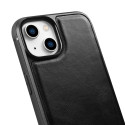 Pouzdro iCarer Leather Oil Wax iPhone 14 Plus black