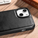 Pouzdro iCarer Leather Oil Wax iPhone 14 Plus black
