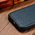 Pouzdro iCarer Leather Oil Wax iPhone 14 Plus modrá