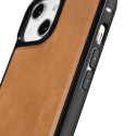 Pouzdro iCarer Leather Oil Wax pro iPhone 14 Plus - hnědá