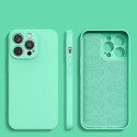 Kryt Hurtel Silicone Case iPhone 14 Plus – mint green