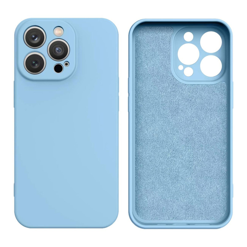 Kryt Hurtel SILICONE CASE pro iPhone 14 Plus - světle modrý