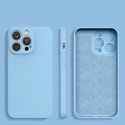Kryt Hurtel SILICONE CASE iPhone 14 Plus - světle modrý