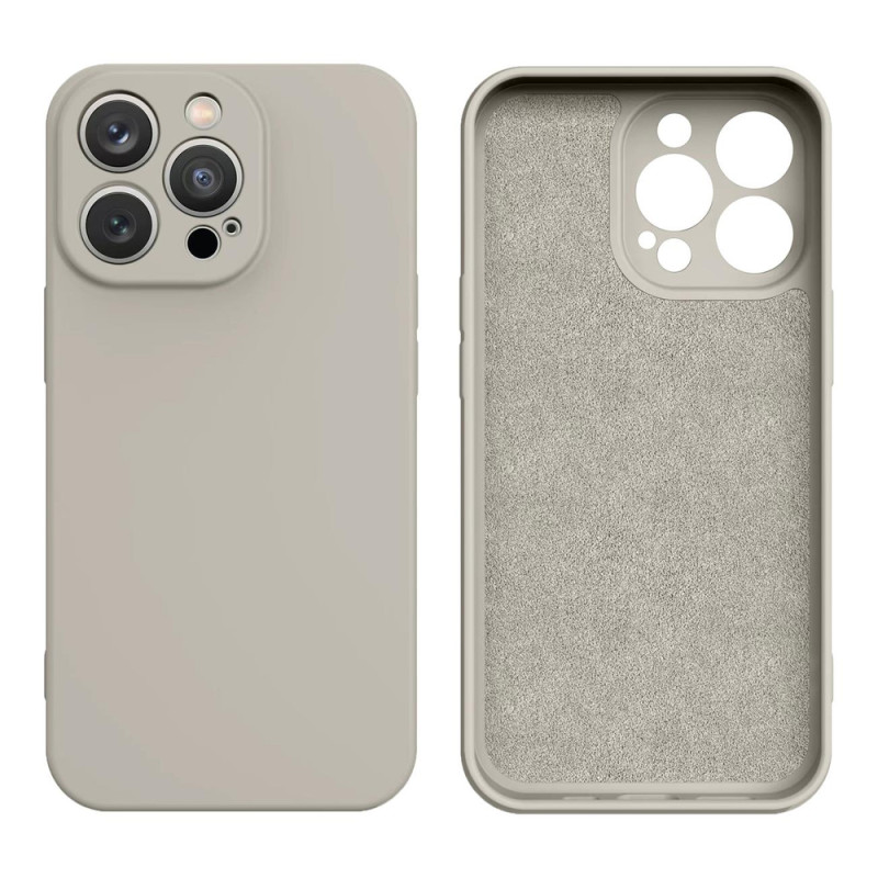 Kryt Hurtel SILICONE CASE pro iPhone 14 Plus - béžový