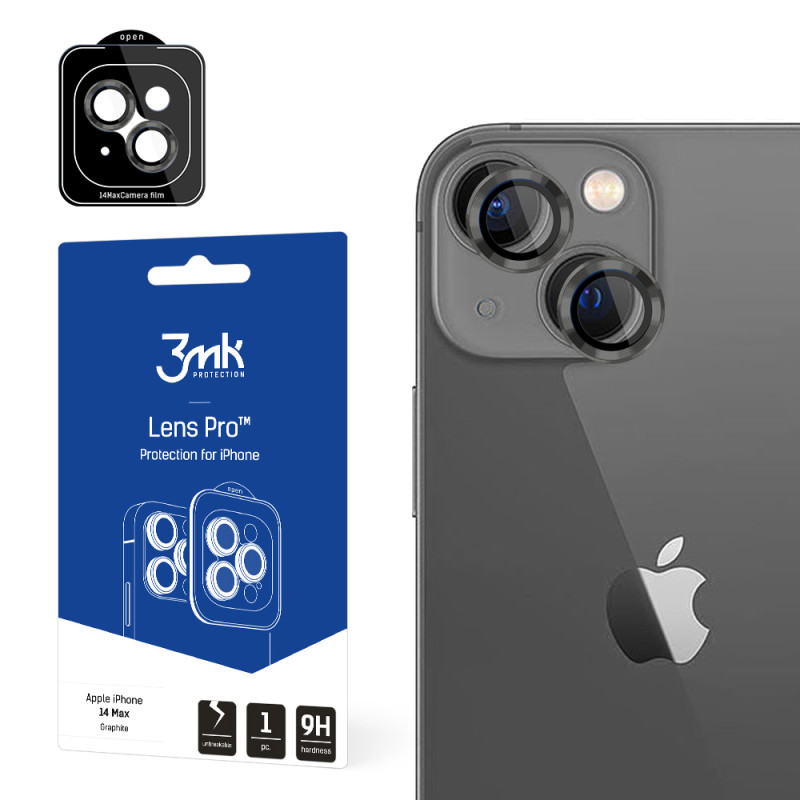 Ochranné sklo 3mk LENS PROTECTION PRO pro iPhone 14 Plus - šedá