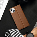 Pouzdro Dux Ducis Skin X2 pro iPhone 14 Plus hnědá
