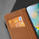 Pouzdro Dux Ducis Skin X2 pro iPhone 14 Plus hnědá