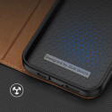 Pouzdro Dux Ducis Skin X2 pro iPhone 14 Plus hnědá