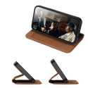 Pouzdro Dux Ducis Skin X2 pro iPhone 14 Plus hnědá