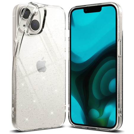 Kryt Ringke AIR GLITTER CLEAR iPhone 14 Plus