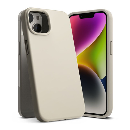 Kryt Ringke SILICONE STONE pro iPhone 14 Plus - černá