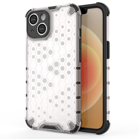 Kryt Hurtel Honeycomb CASE pro iPhone 14 transparentní