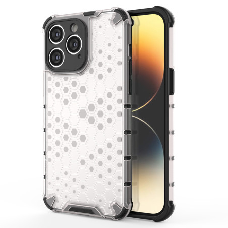 Hurtel HONEYCOMB kryt pro iPhone 14 Pro transparent