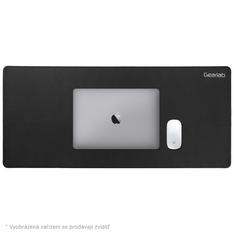 GEARLAB Desk Pad XXL - Velká podložka pod myš a notebook 90 x 40 cm, černá