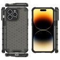 Kryt Hurtel HONEYCOMB pro iPhone 14 Pro Max – černý