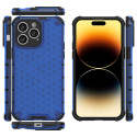 Kryt Hurtel HONEYCOMB pro iPhone 14 Pro Max - modrá