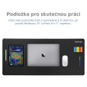GEARLAB Desk Pad XXL - Velká podložka pod myš a notebook 90 x 40 cm, černá