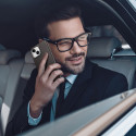 Kryt Dux Ducis NAPLES pro iPhone 14 Plus – tmavě hnědý