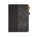 GECKO ColorTwist Designový jeans obal pro iPad Air 10,9" (2020/22), černo-šedý