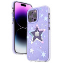 Kryt Kingxbar HEART STAR pro iPhone 14 Plus - fialová star