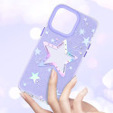 Kryt Kingxbar HEART STAR pro iPhone 14 Plus - fialová star