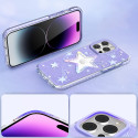 Kryt Kingxbar HEART STAR pro iPhone 14 Plus - fialová star
