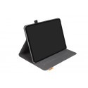 GECKO ColorTwist Designový jeans obal pro iPad Air 10,9" (2020/22), černo-šedý